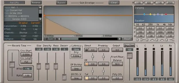 Waves IR360 Convolution Reverb